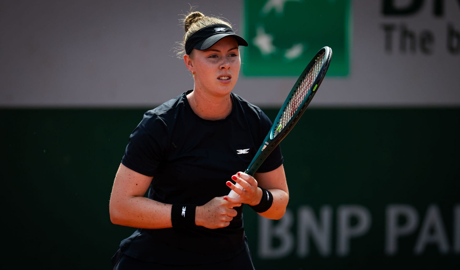 Talia Gibson at the 2025 French Open